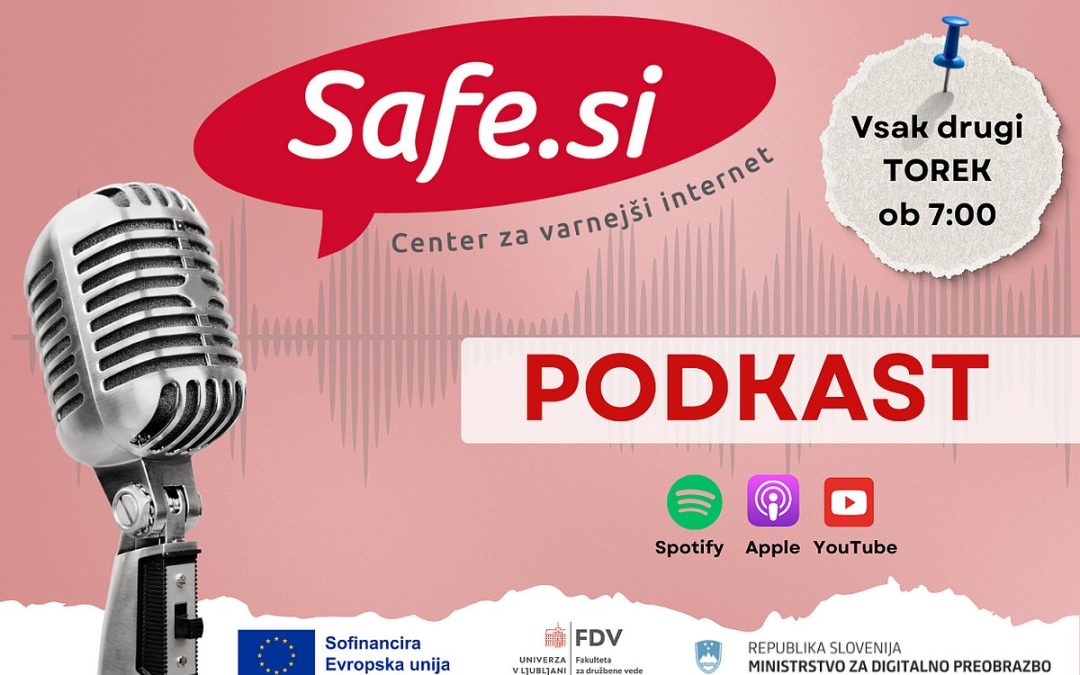 Podkast Safe.si: Problematika spletnega medvrstniškega nasilja